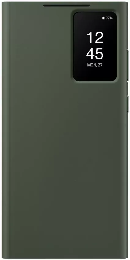 Чехол Samsung Smart View Wallet Case для Galaxy S23 Ultra, зеленый